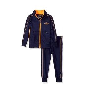 NWT Spalding Toddler Boys 2T Track Sweat Suit Navy